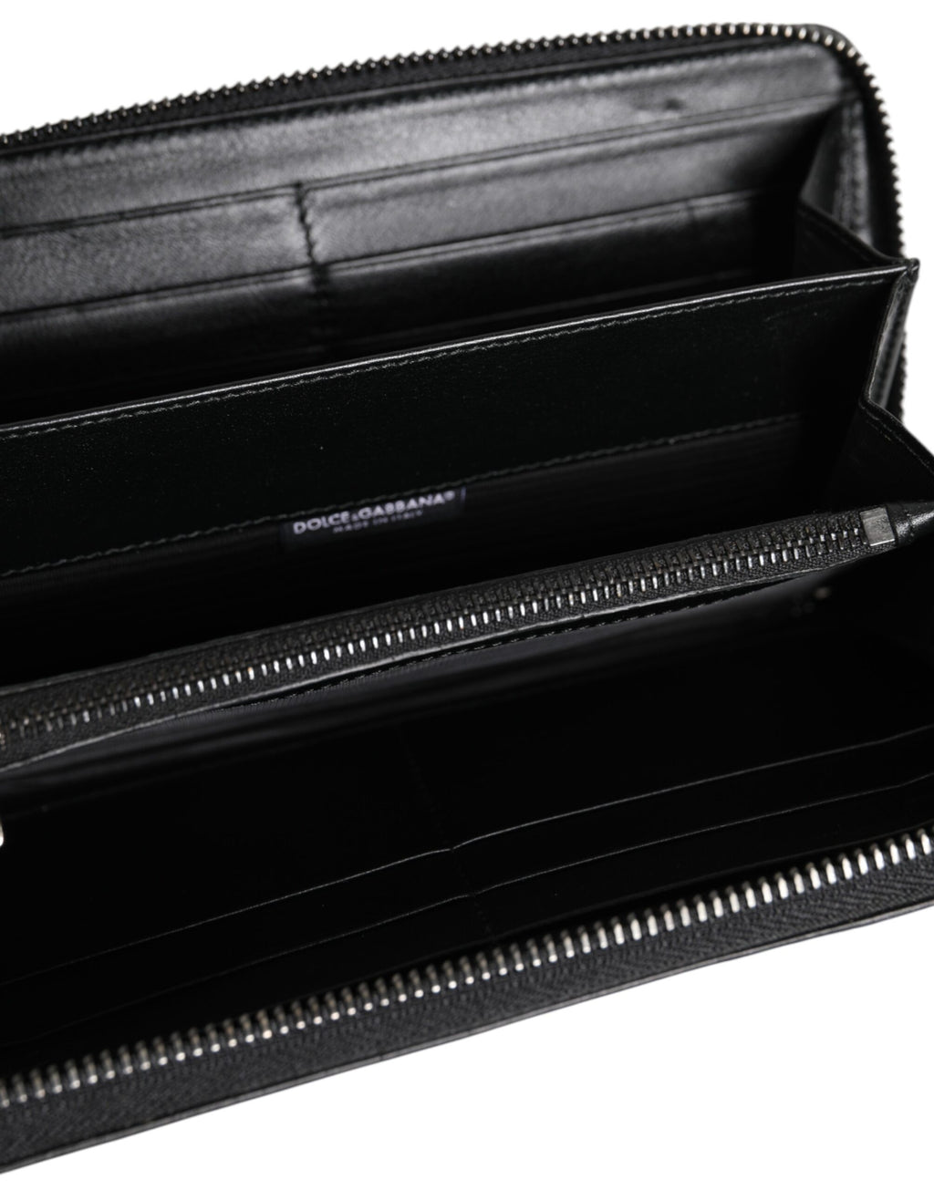 Logo Leather Wallet – Black