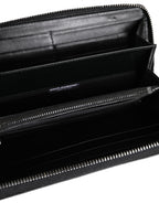 Logo Leather Wallet – Black
