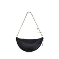 Sac à bandoulière en cuir noir
