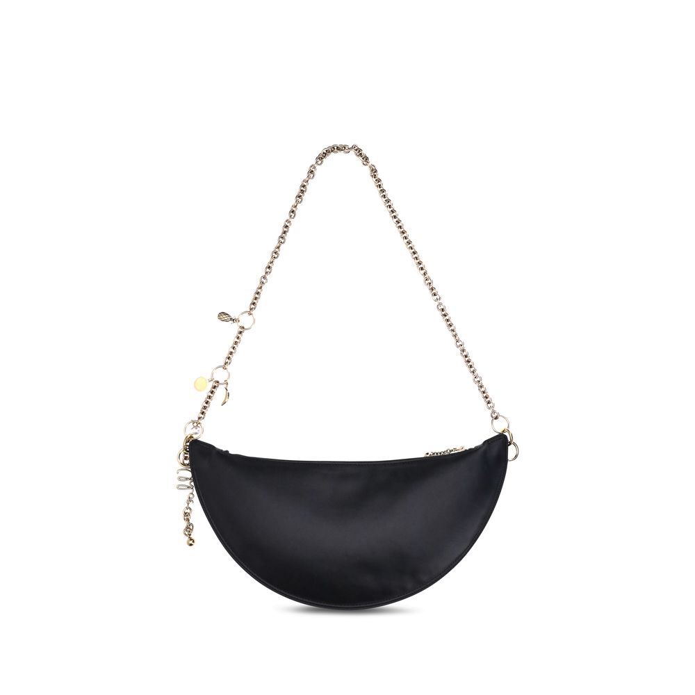 Sac à bandoulière en cuir noir