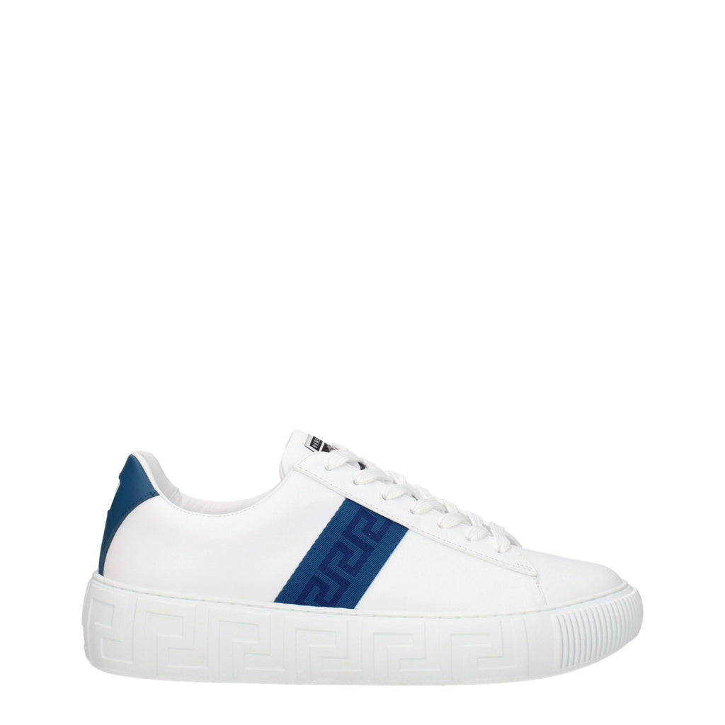 Baskets en cuir blanc