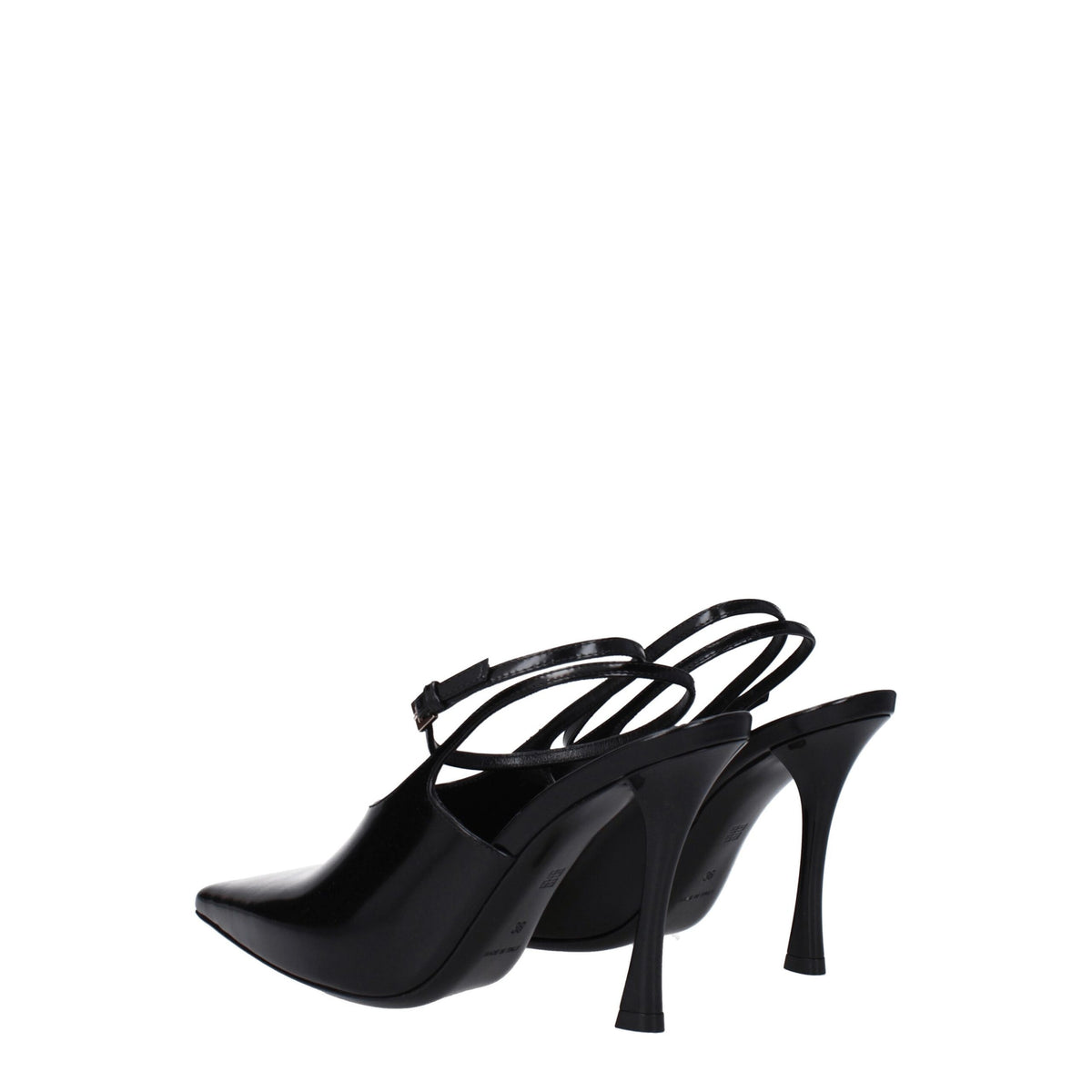 Escarpins noirs en cuir