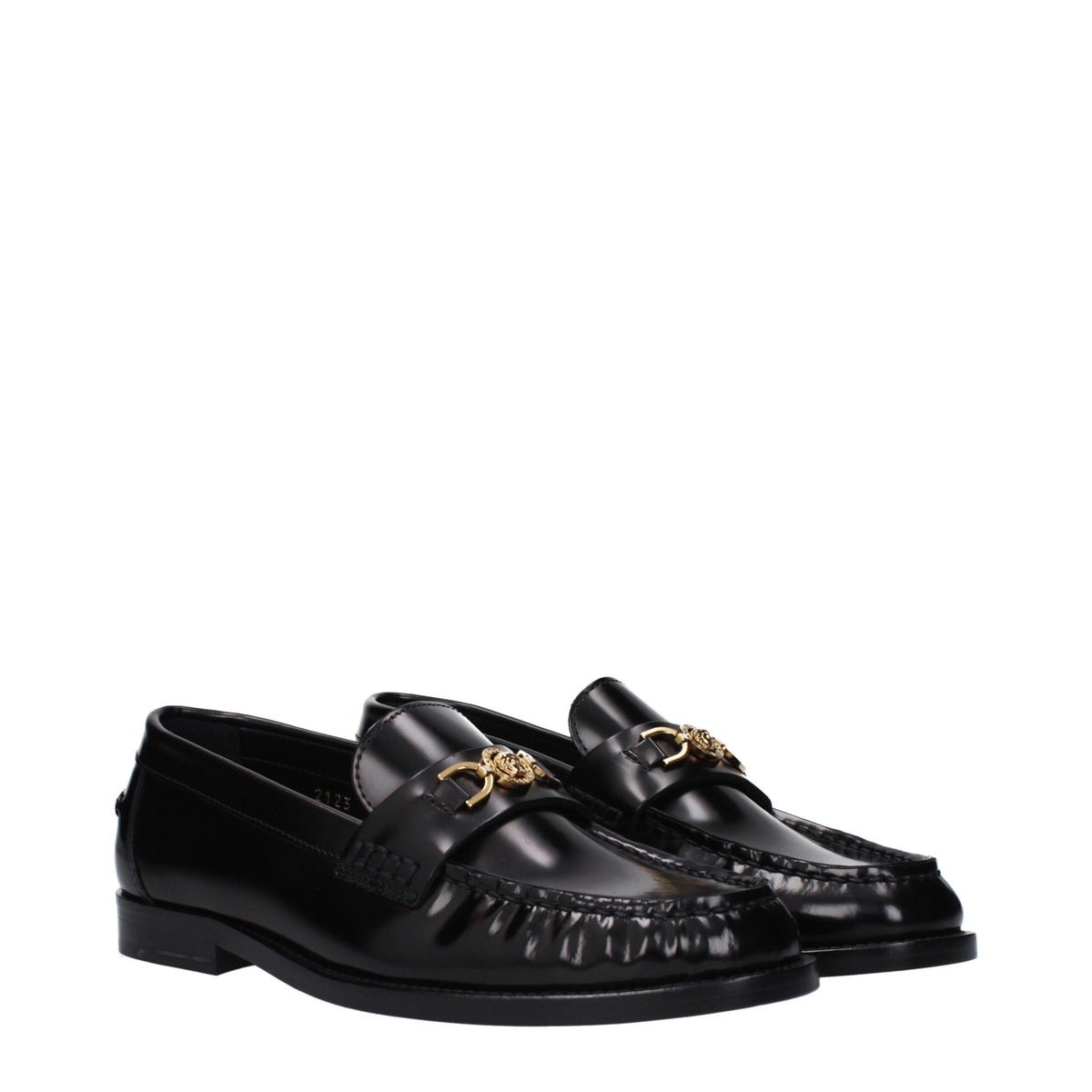 Mocassins en cuir noir