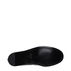Mocassins en cuir noir