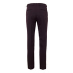 Pantalon en laine bordeaux