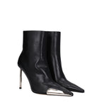 Leather Ankle Boots – Black