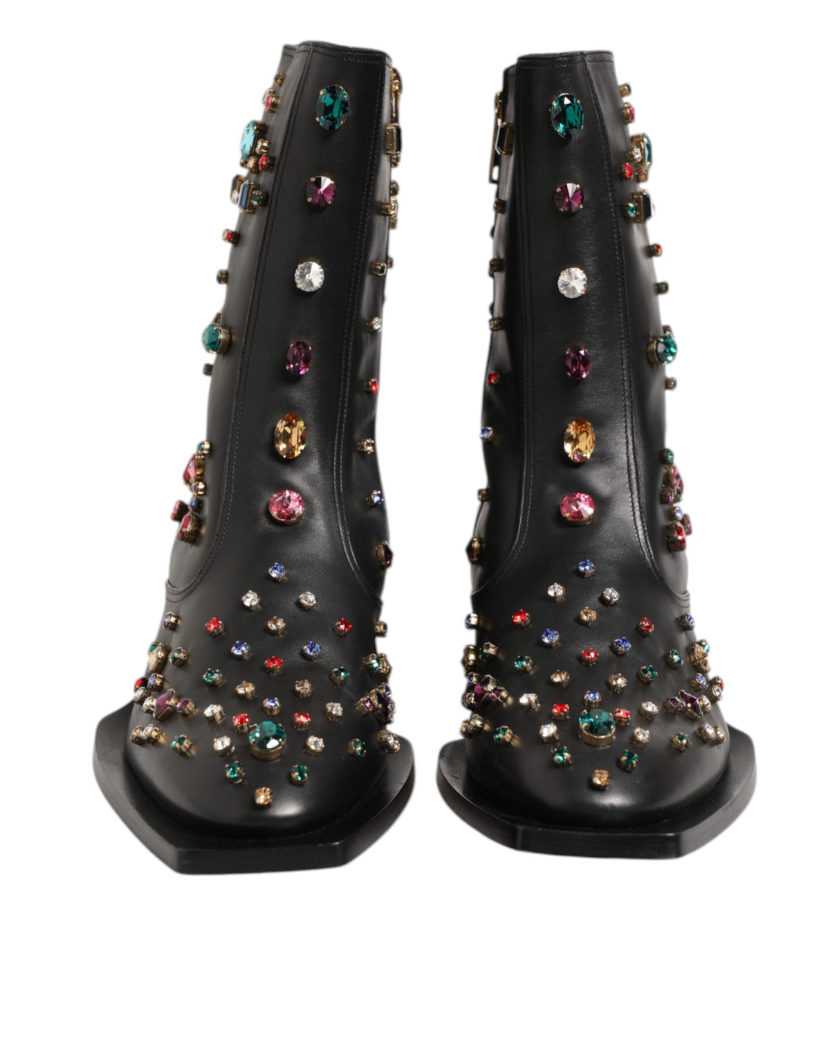 Bottines à cristaux – Noir