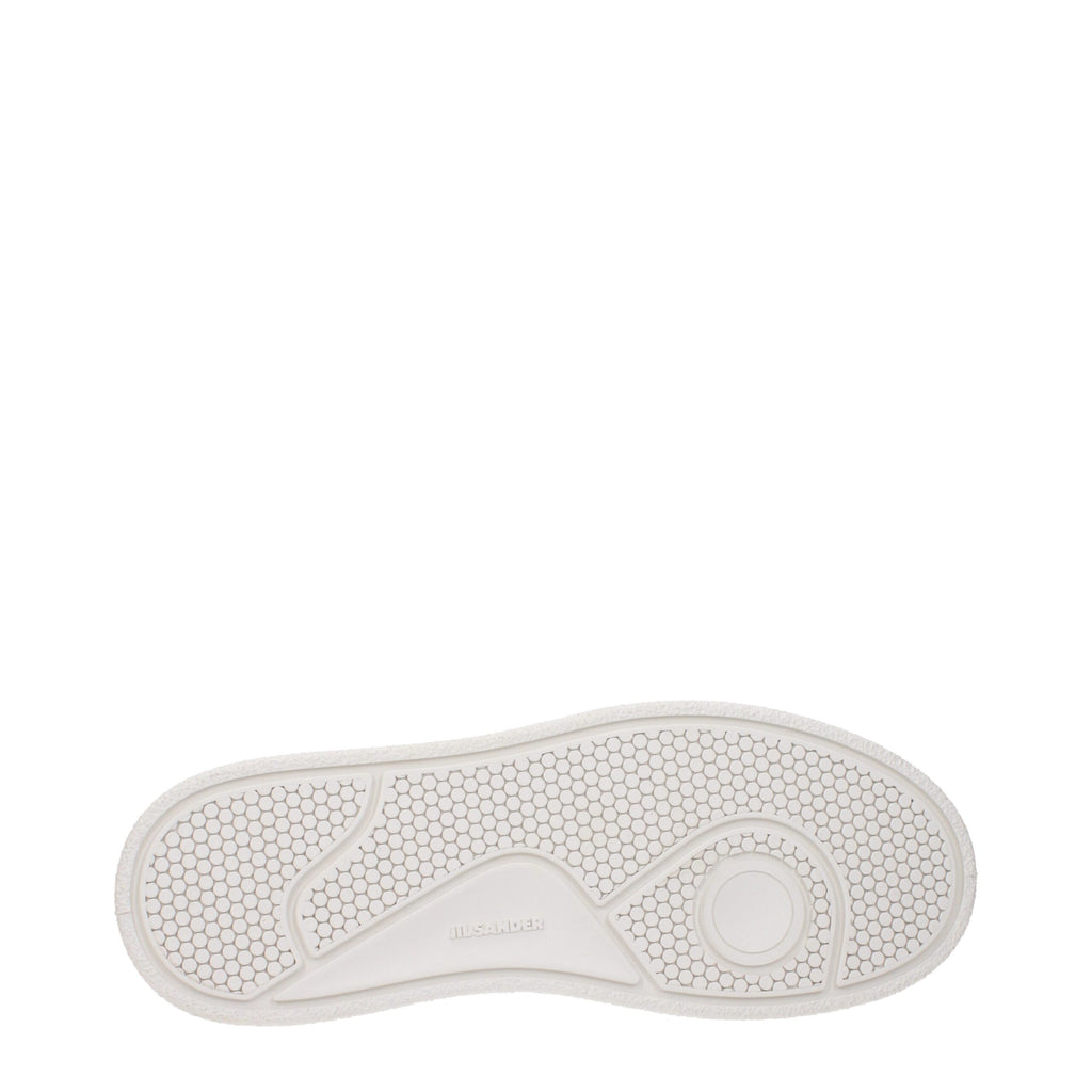 Baskets en cuir blanc