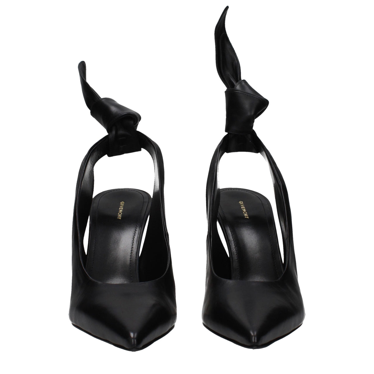 Sandales en cuir noir