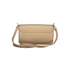 Beige Leather Handbag