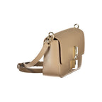 Beige Leather Handbag