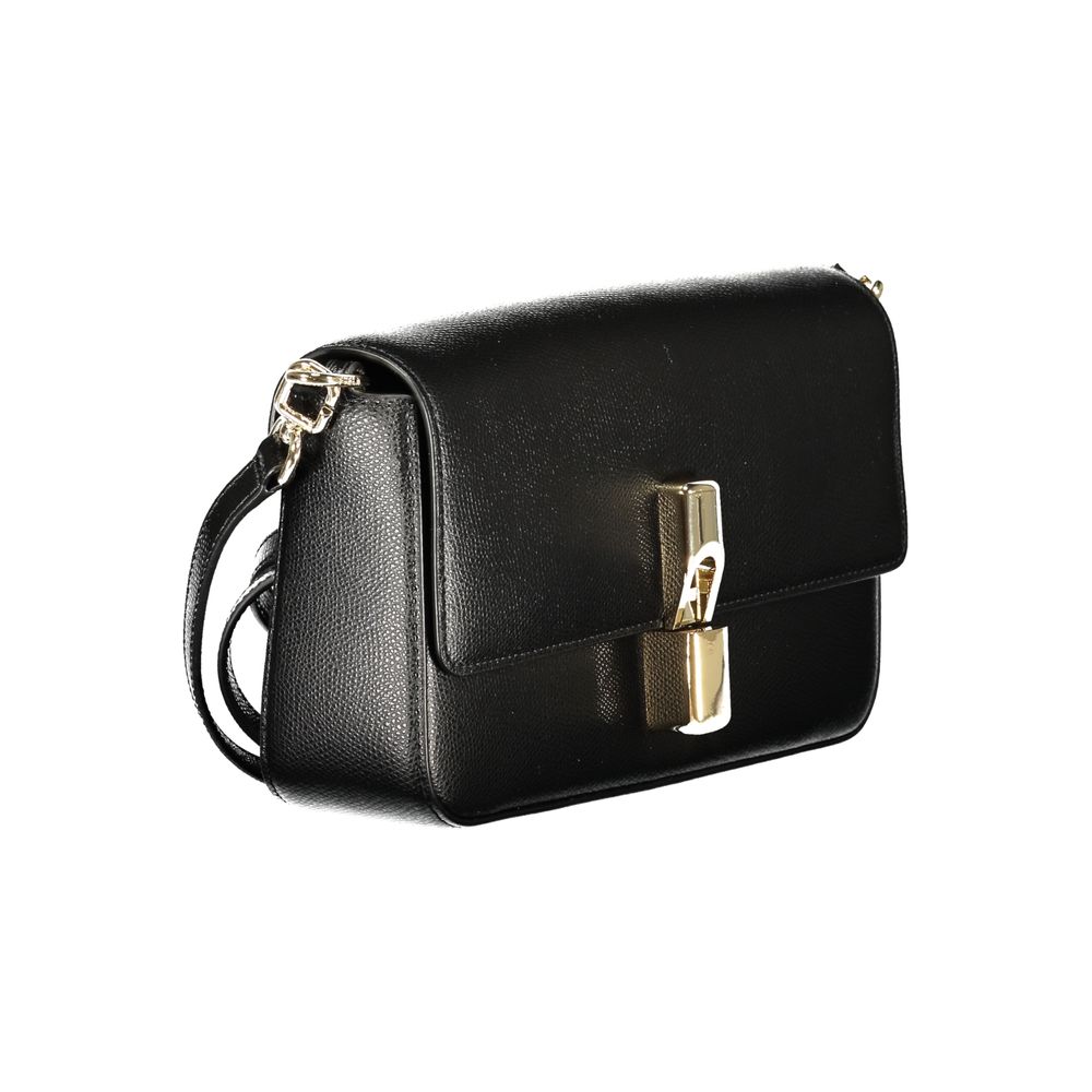 Sac à main en cuir noir