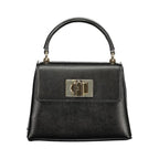 Sac à main en cuir noir