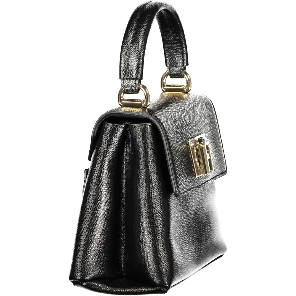 Sac à main en cuir noir