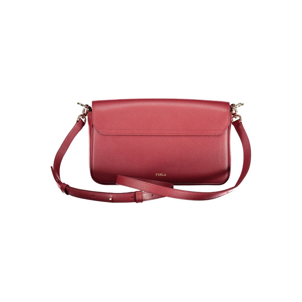 Sac à main en cuir rouge