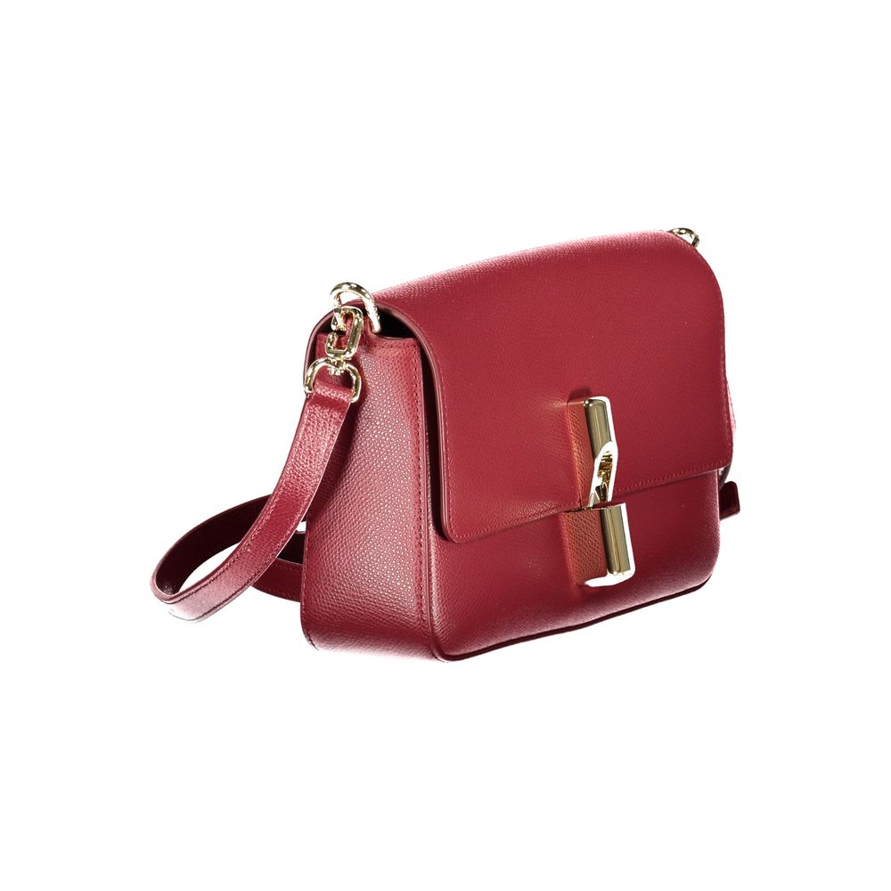 Sac à main en cuir rouge