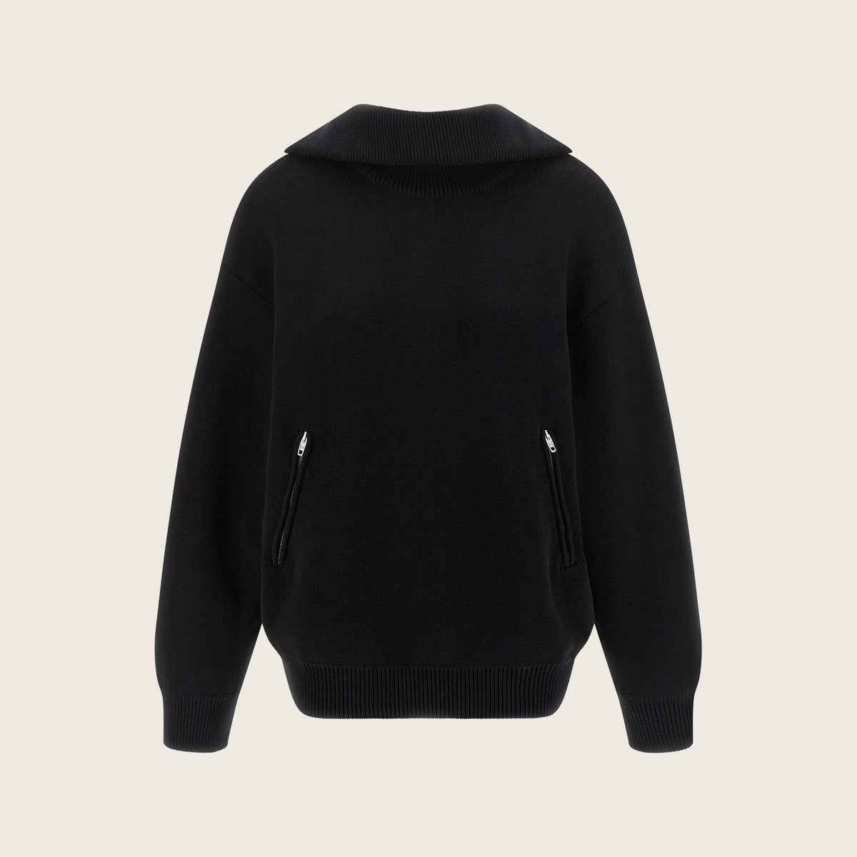 Cotton Cardigan – Black