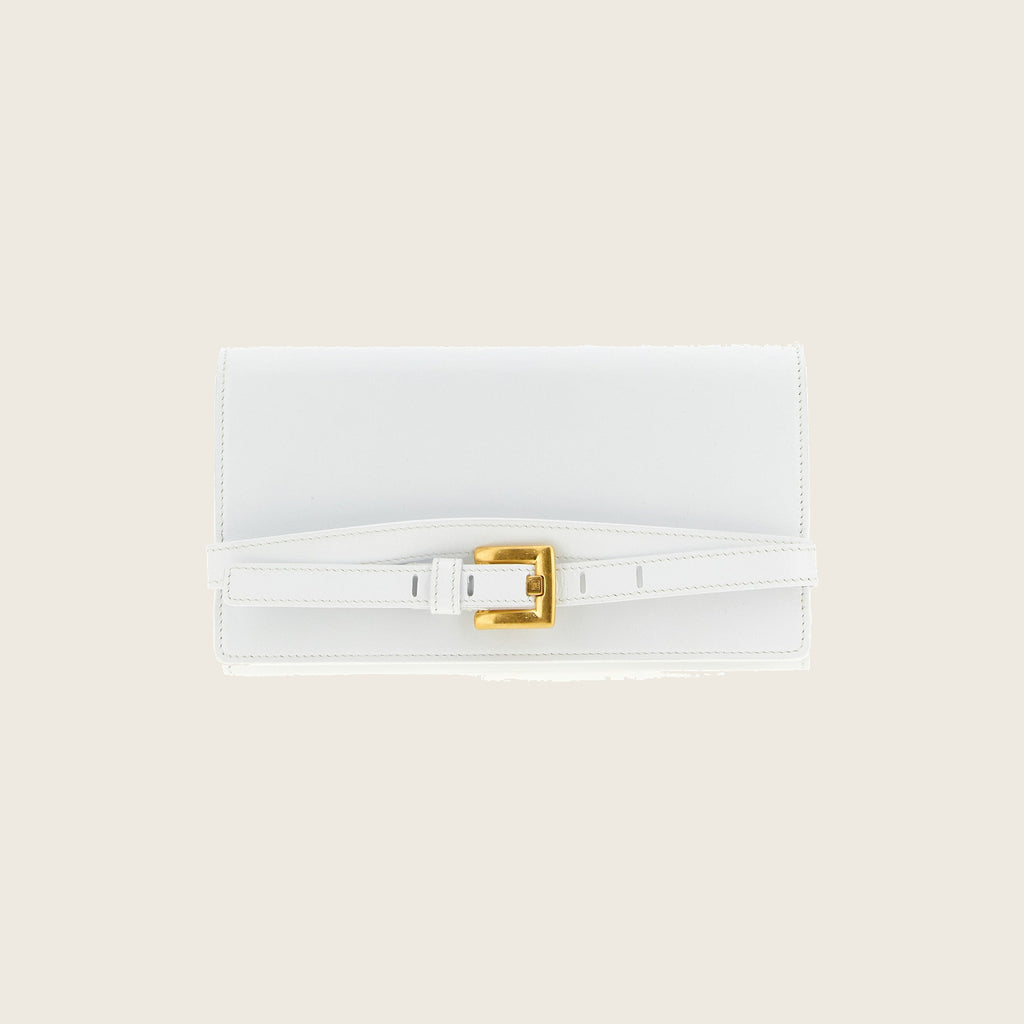 Leather Card Holder – White