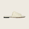 Lambskin Ballet Flats – White