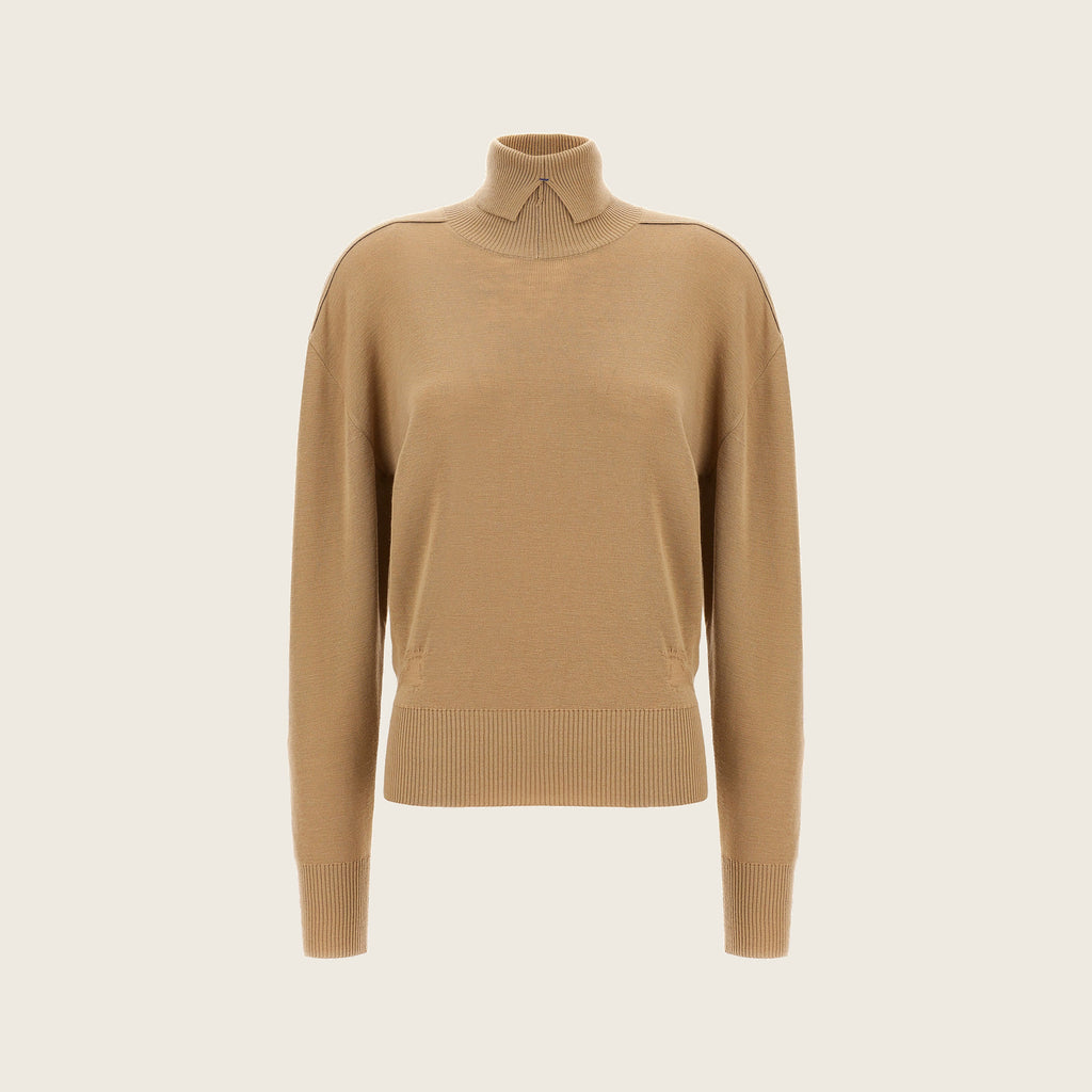 Wool Cardigan – Beige