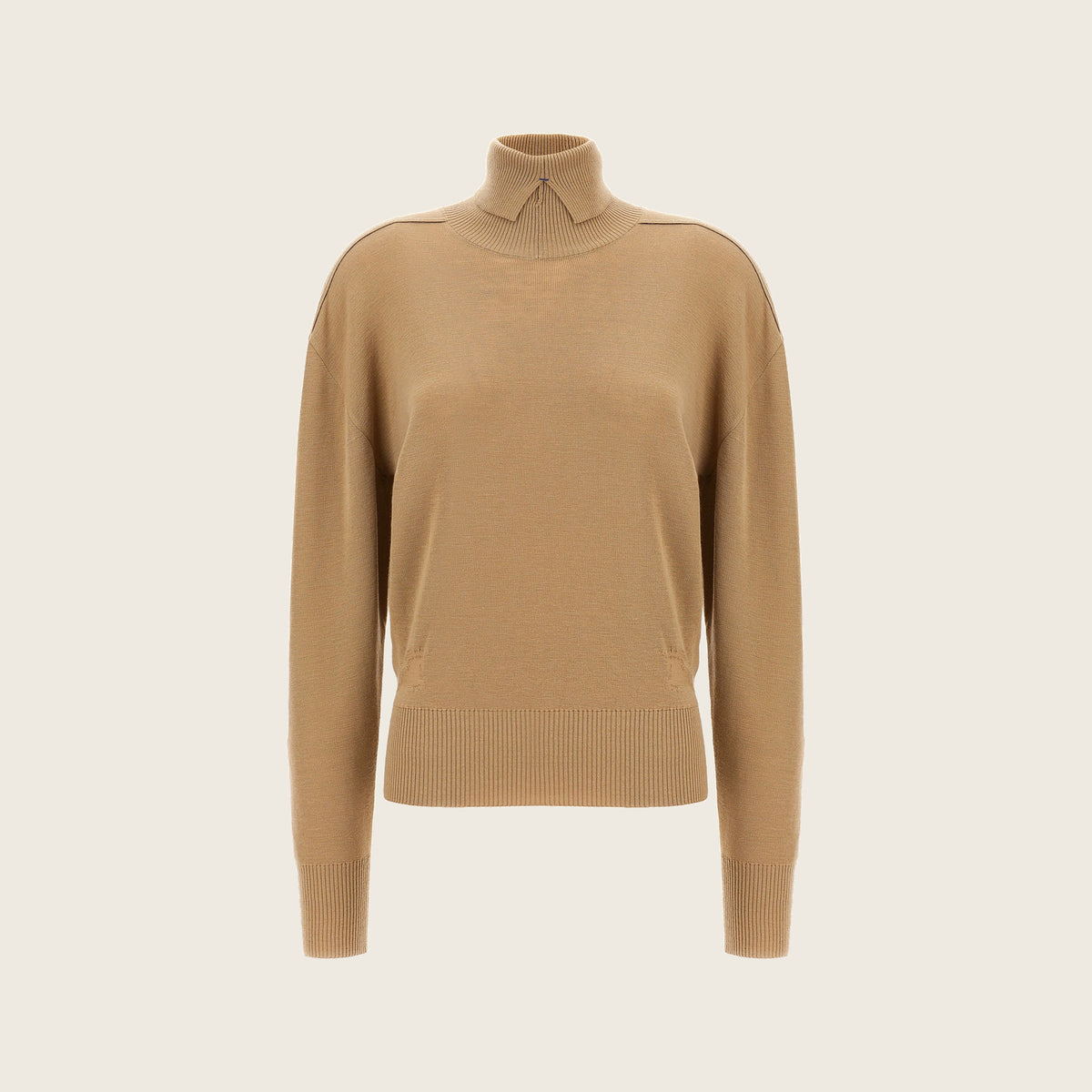 Wool Cardigan – Beige