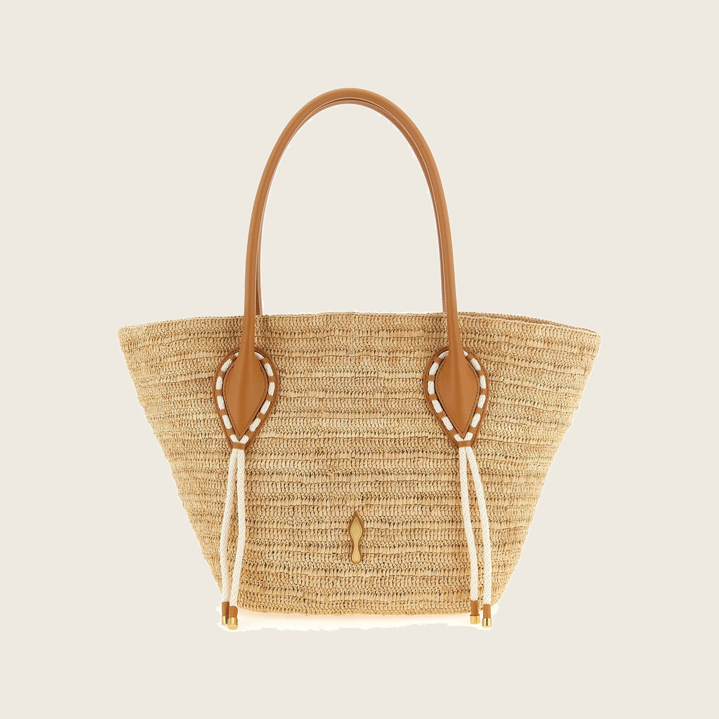 Raffia Tote Bag – Beige