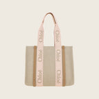 Sac à bandoulière en lin – Marron
