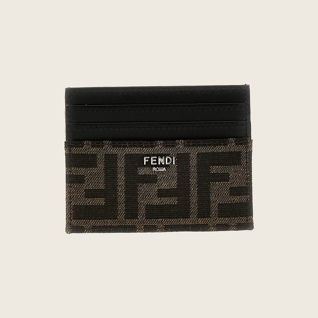 FF Leather Card Holder – Brown
