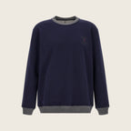 Cotton Sweatshirt – Blue