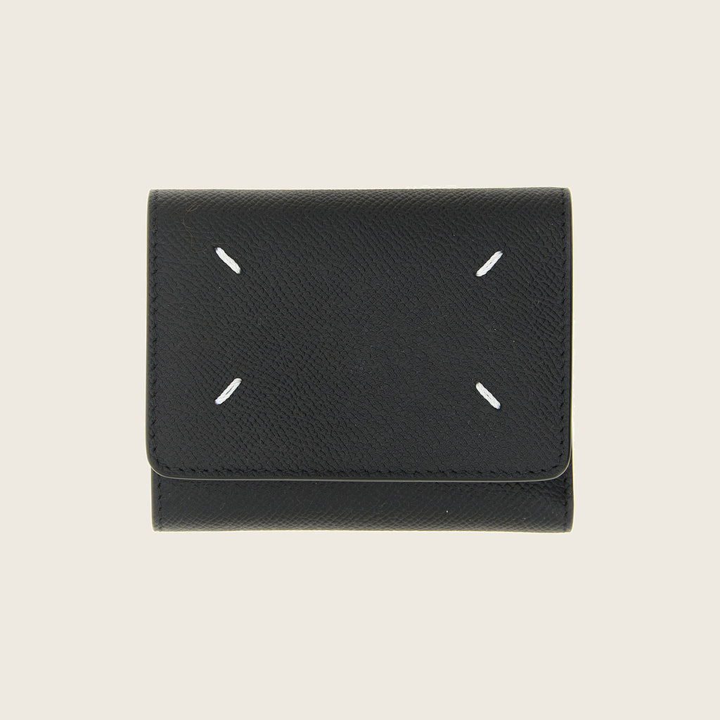 Porte-cartes en cuir – Noir