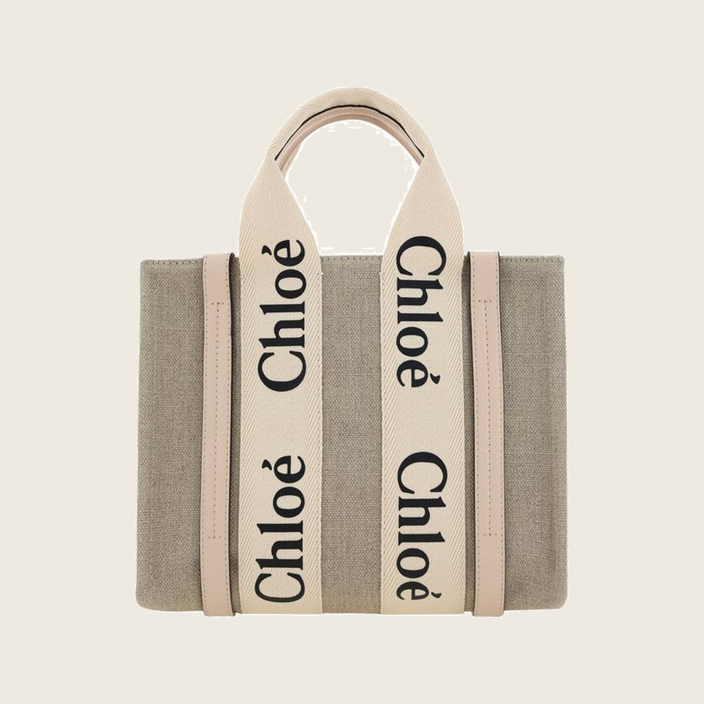 Sac à main Woody en toile – Marron