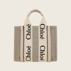 Sac à main Woody en toile – Marron
