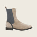 Bottines en cuir – Beige