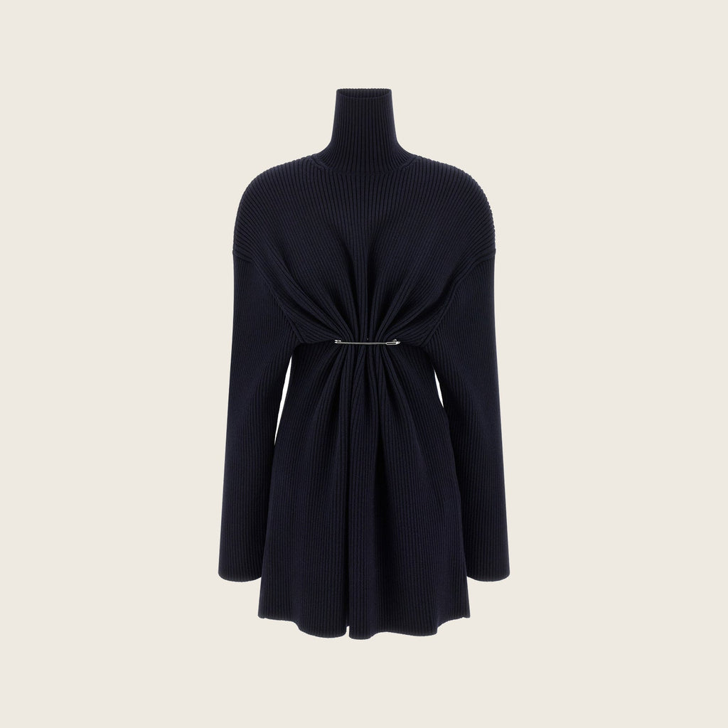 Wool Dress – Blue