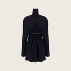 Wool Dress – Blue