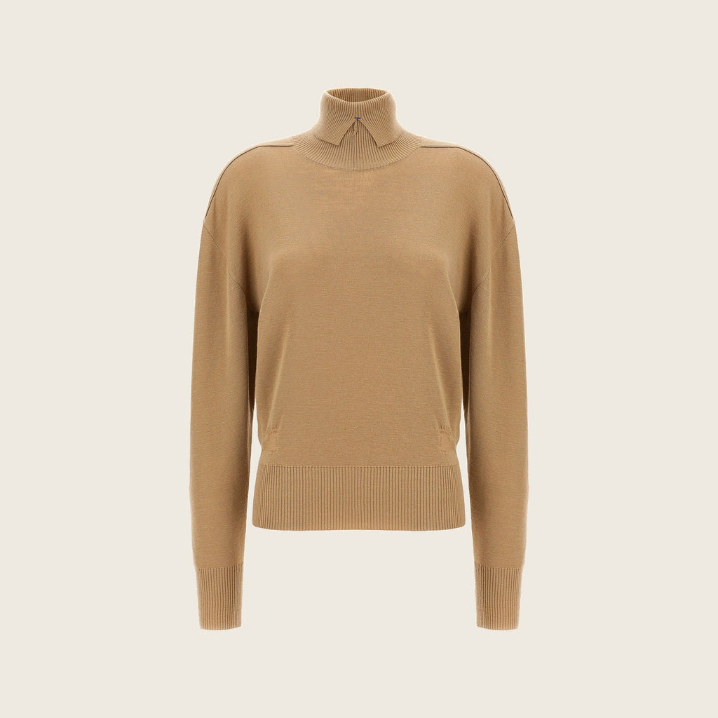 Wool Cardigan – Beige