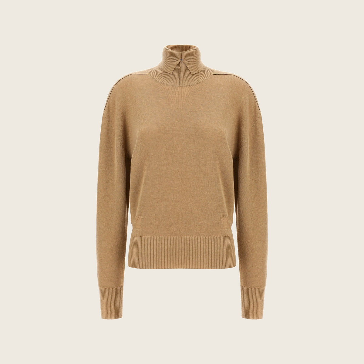 Wool Cardigan – Beige