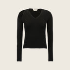 Wool Cardigan – Black