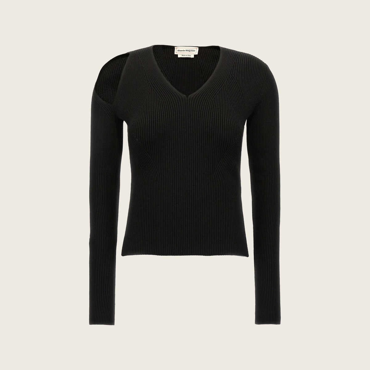 Wool Cardigan – Black