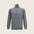 Col roulé en laine – Gris