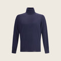 Wool Turtleneck – Blue