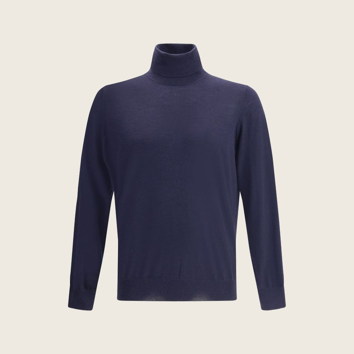 Wool Turtleneck – Blue