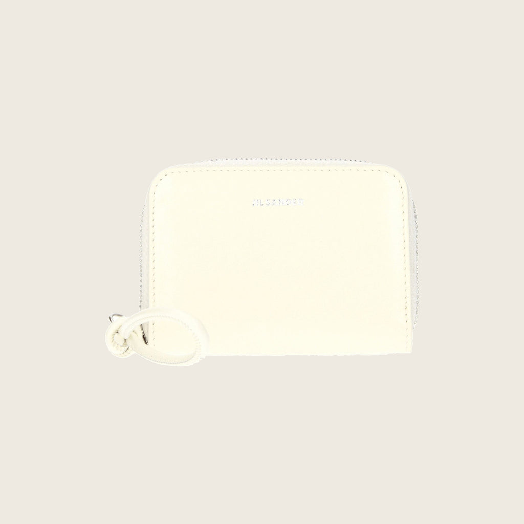 Leather Wallet – Beige
