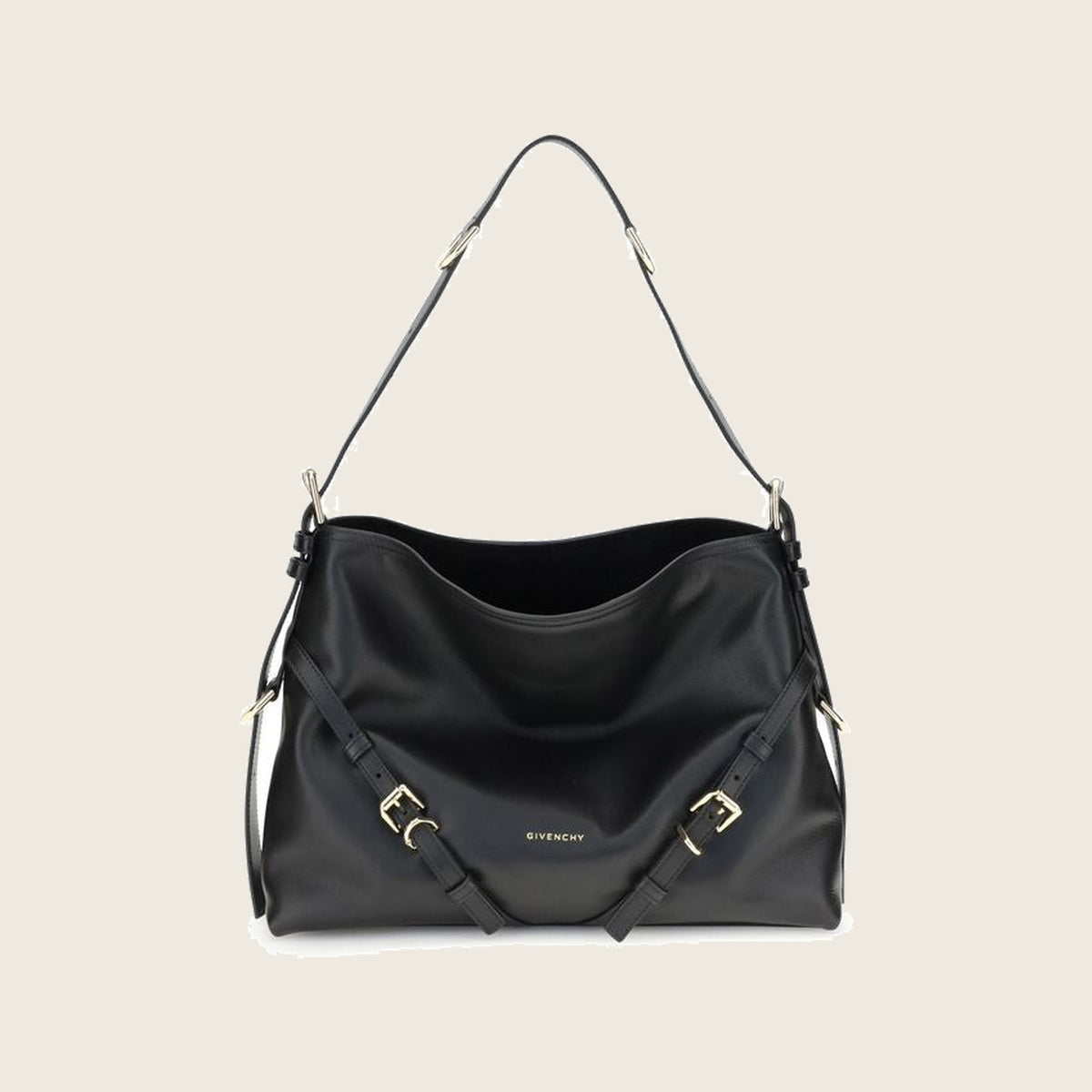 Sac à main Voyou en cuir – Noir