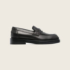 Mocassins en cuir – Noir