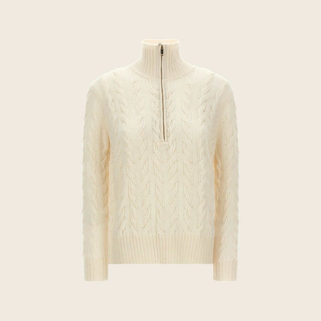 Wool Cardigan – White