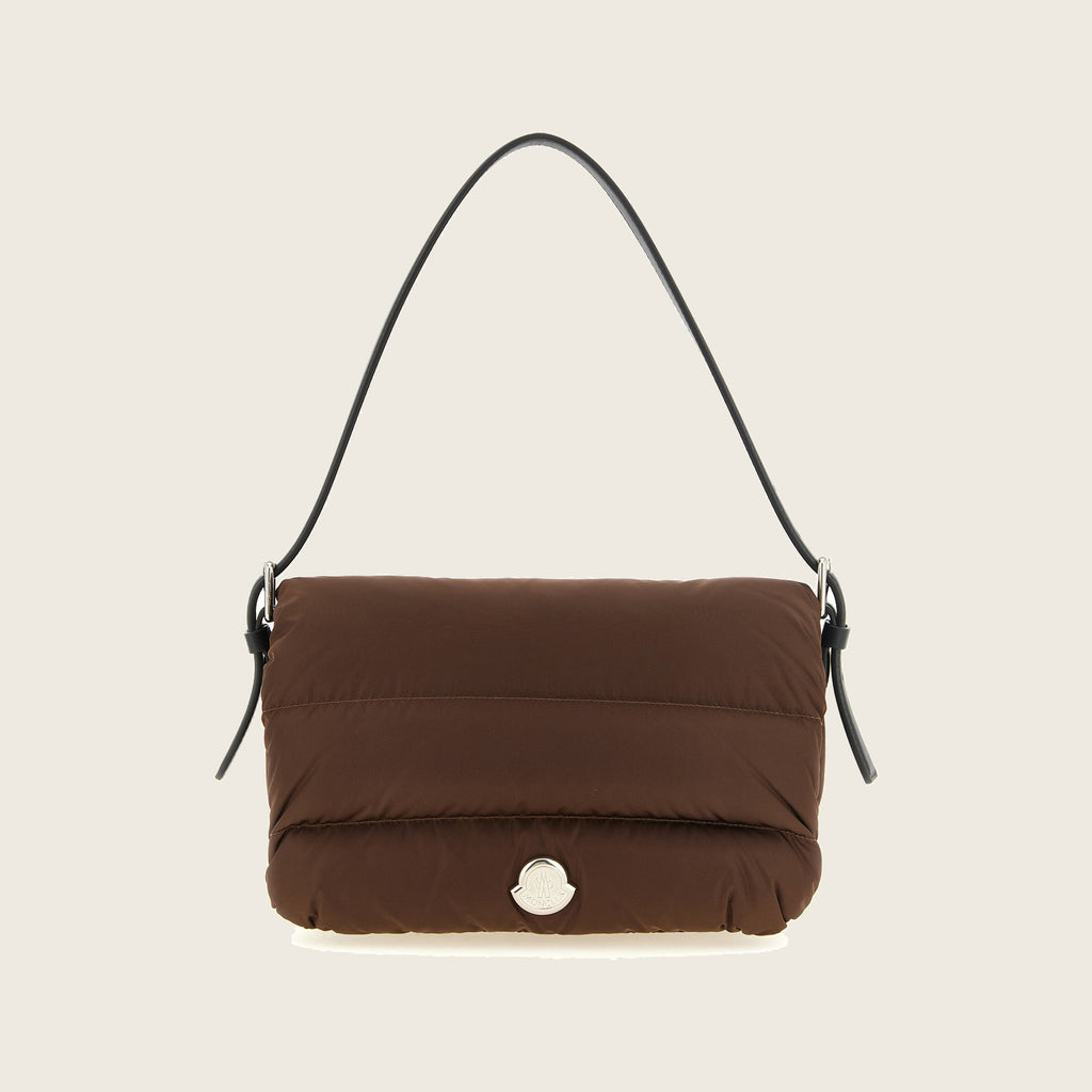 Nylon Shoulder Bag – Brown