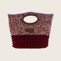 Wool Handbag – Burgundy