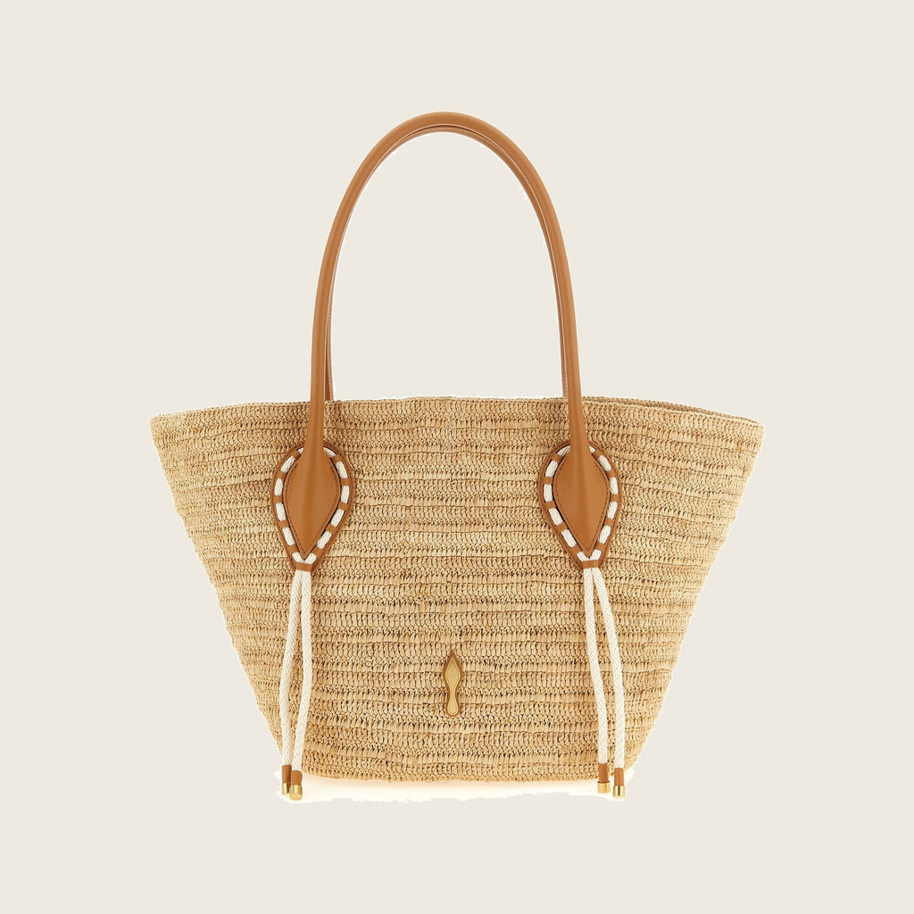 Raffia Tote Bag – Beige