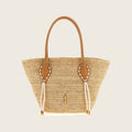 Raffia Tote Bag – Beige
